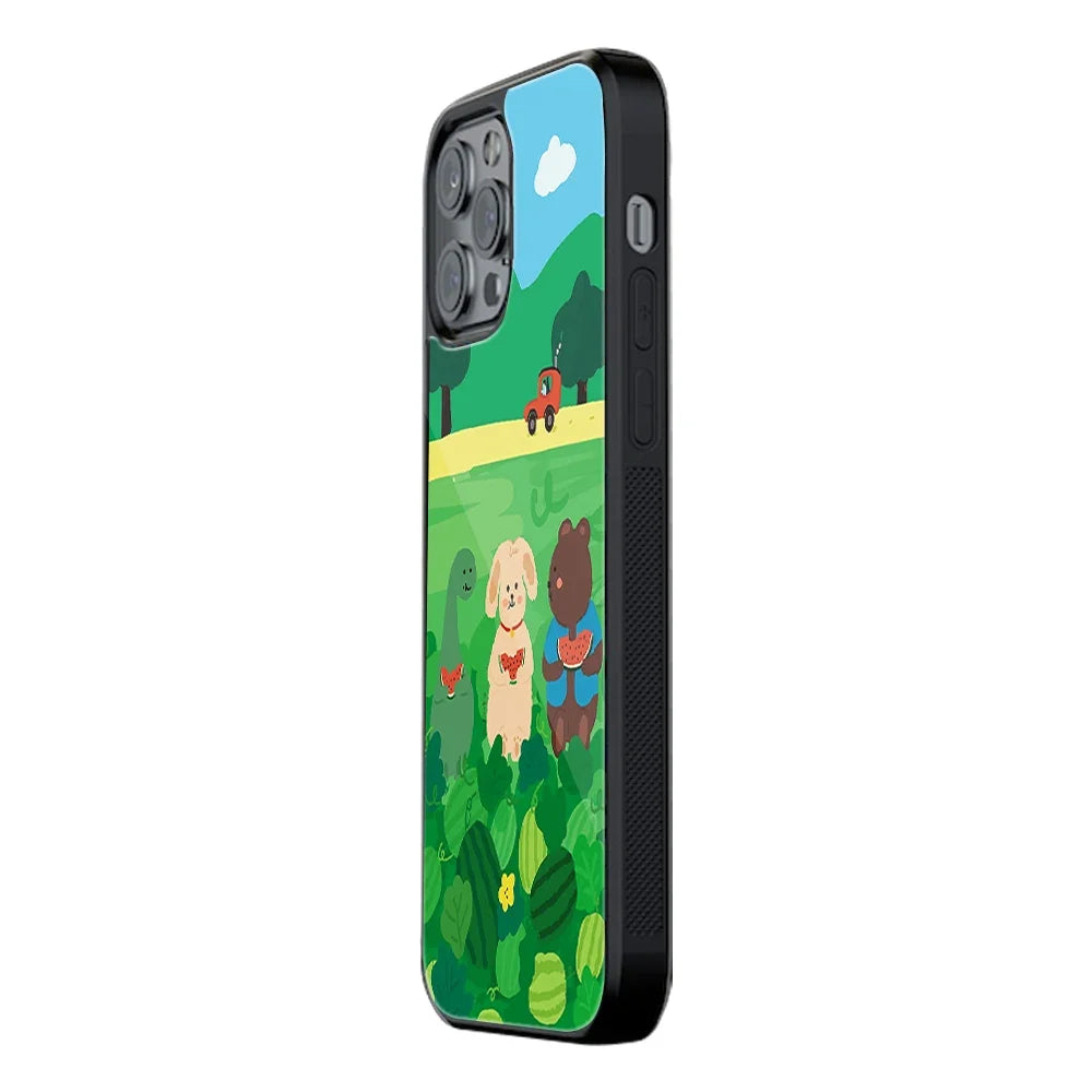 Sunny Fields Phone Cover | Glass Case