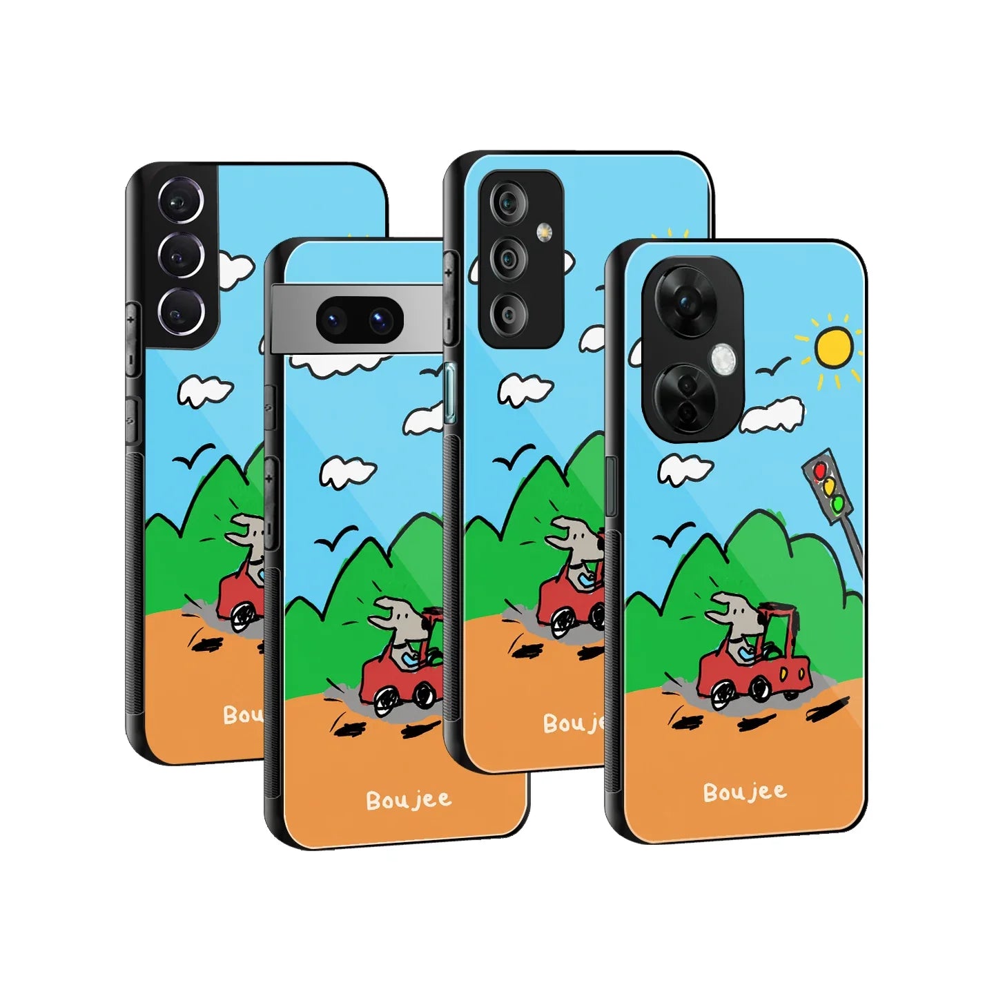Sunny Roads Phone Cover | Glass Case
