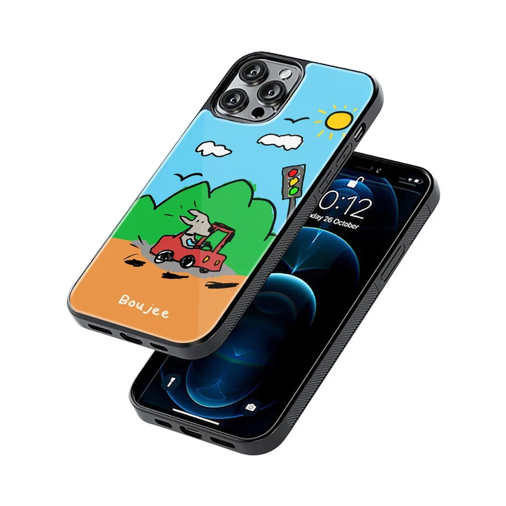Sunny Roads Phone Cover | Glass Case