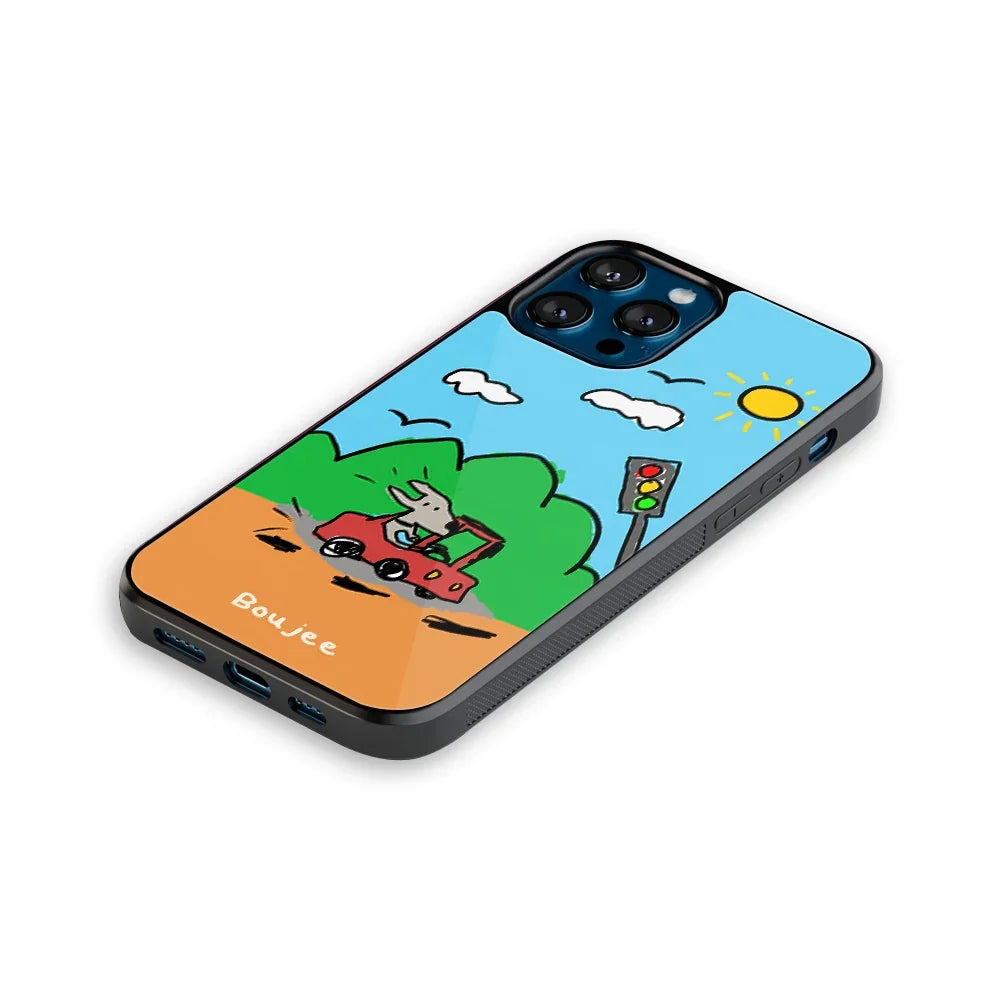 Sunny Roads Phone Cover | Glass Case