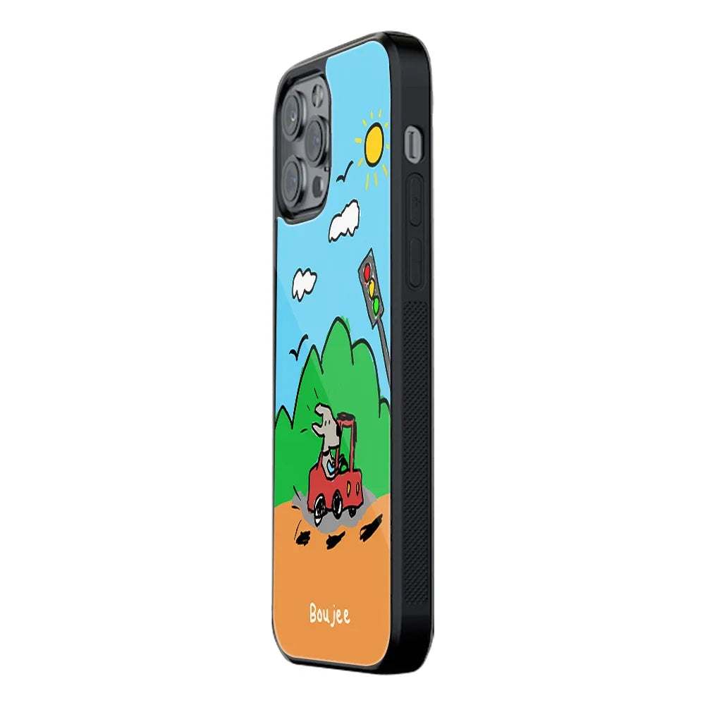 Sunny Roads Phone Cover | Glass Case