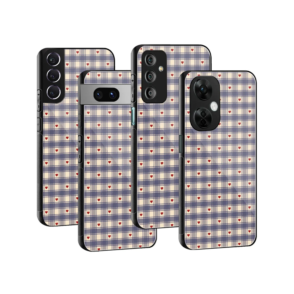 Sweet Plaid Phone Cover | Glass Case