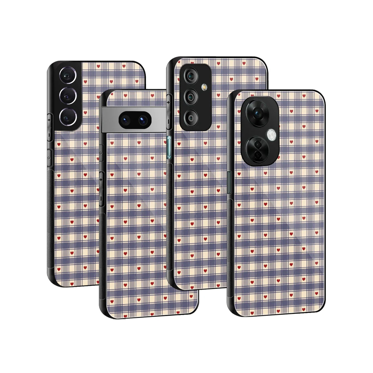 Sweet Plaid Phone Cover | Glass Case