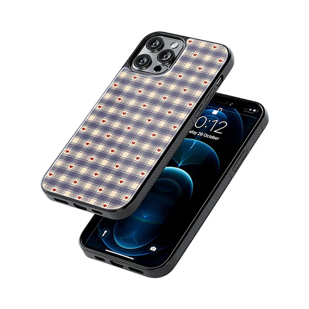 Sweet Plaid Phone Cover | Glass Case