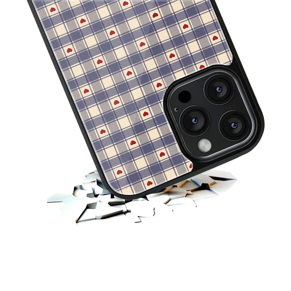 Sweet Plaid Phone Cover | Glass Case