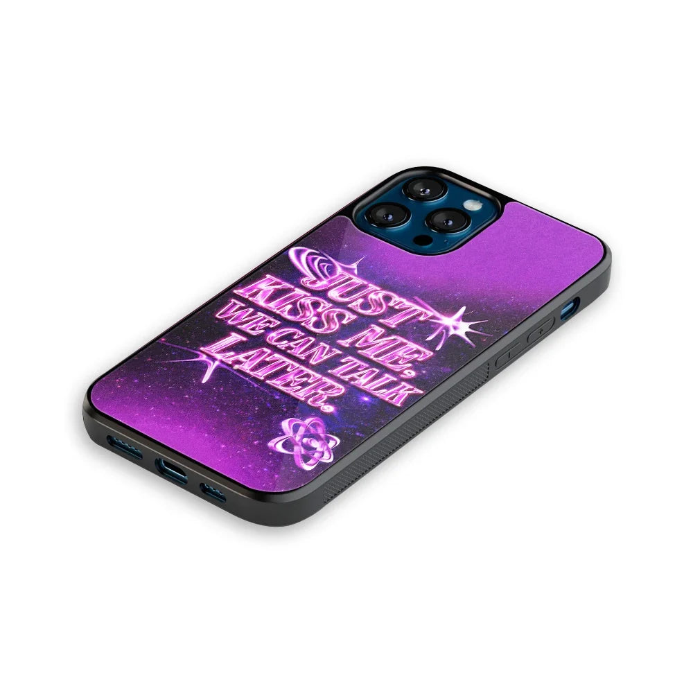 Talk Later Phone Cover | Glass Case