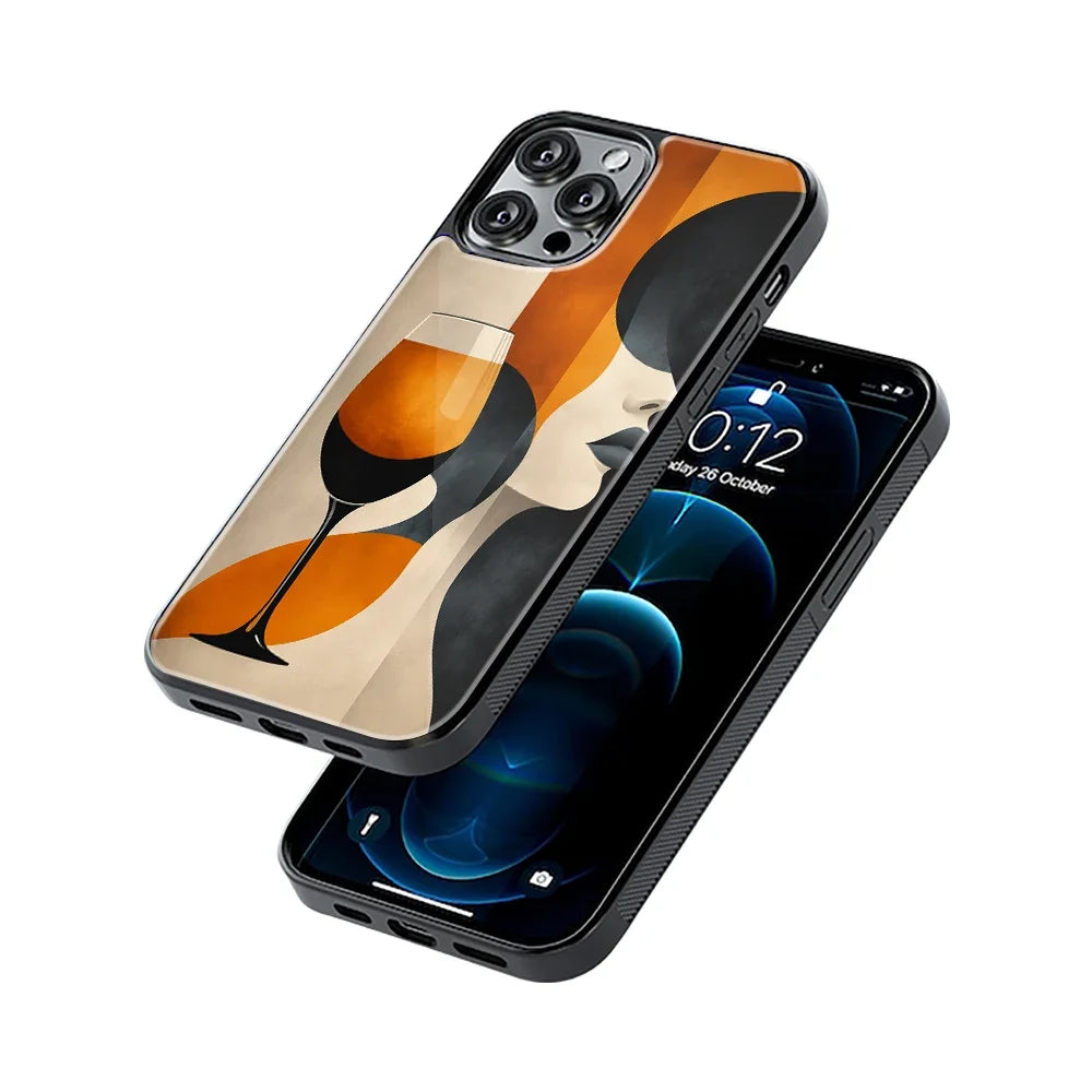 The Persimmon Wine Phone Cover | Glass Case