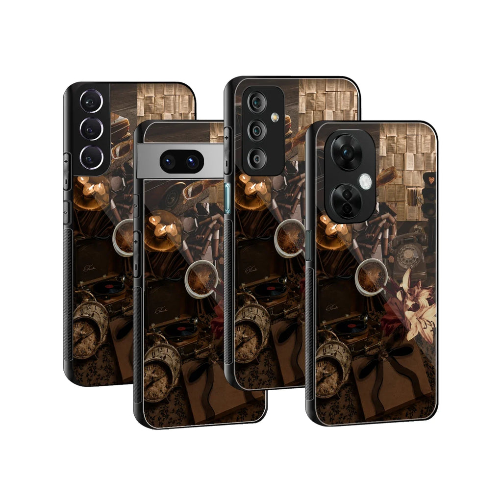 The Vintage Phone Cover | Glass Case