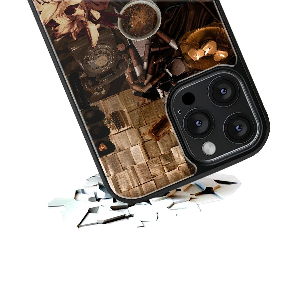 The Vintage Phone Cover | Glass Case