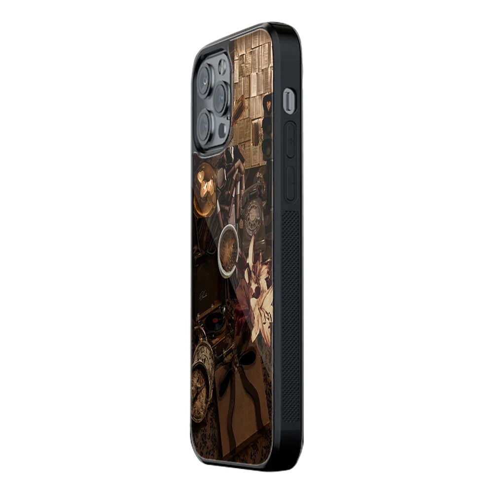 The Vintage Phone Cover | Glass Case