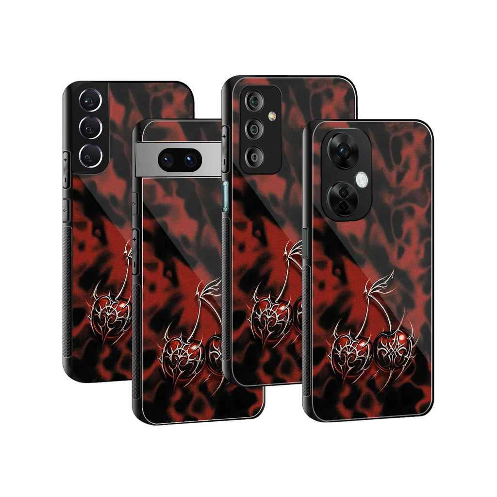 Thorn Cherry Phone Cover | Glass Case
