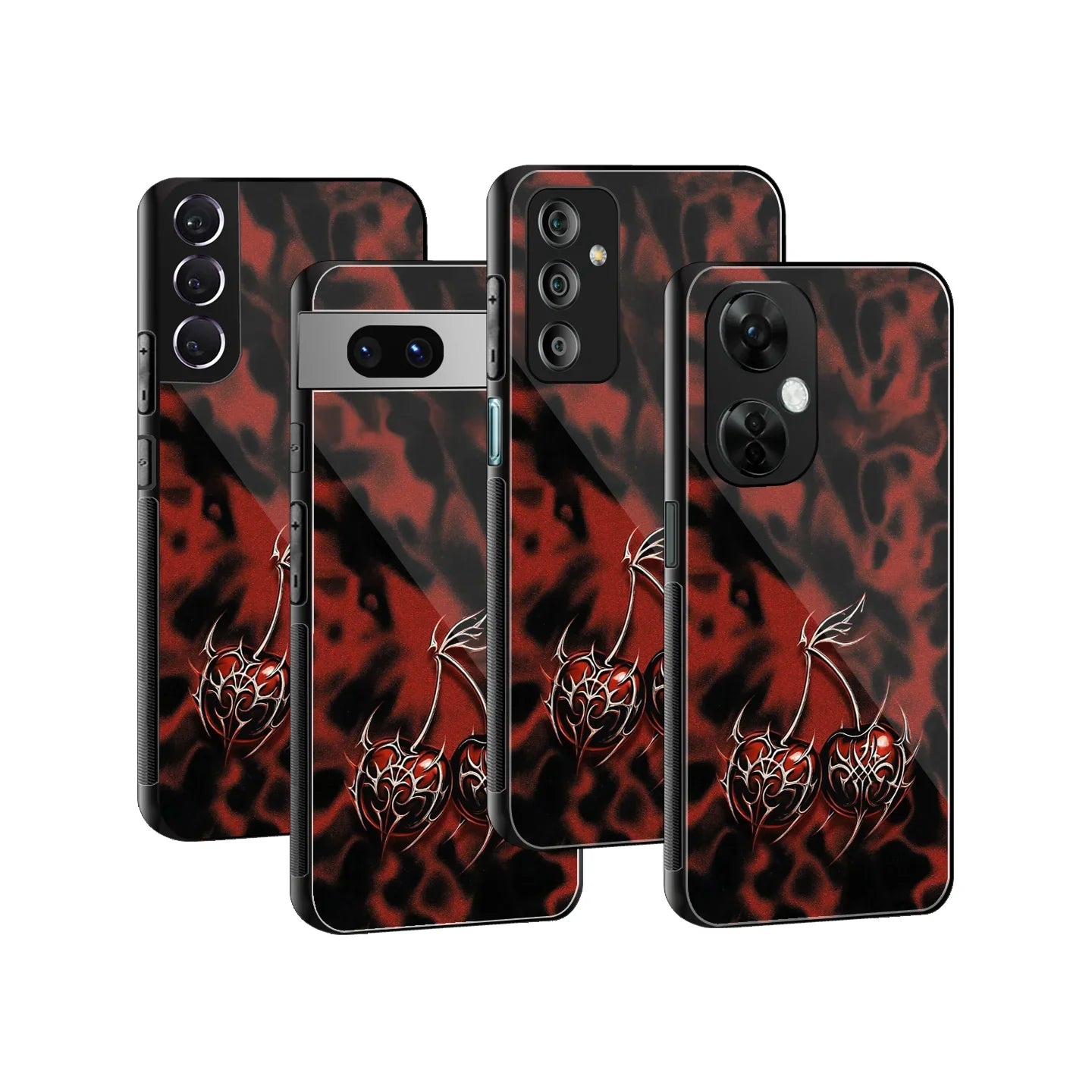 Thorn Cherry Phone Cover | Glass Case