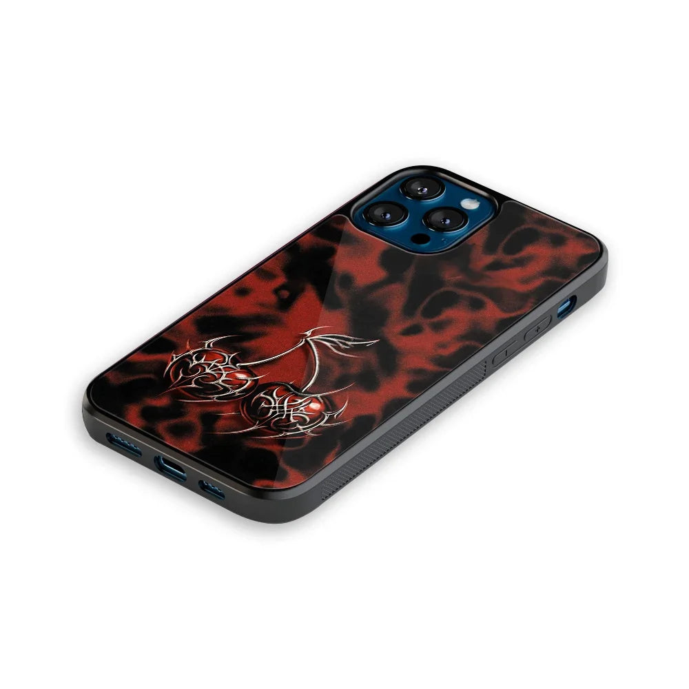 Thorn Cherry Phone Cover | Glass Case