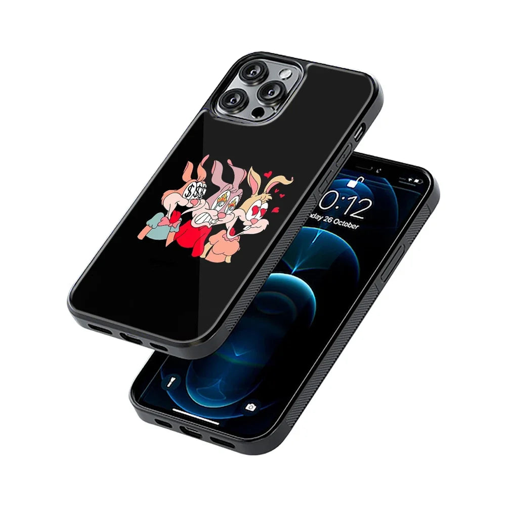 Triple Trouble Phone Cover | Glass Case