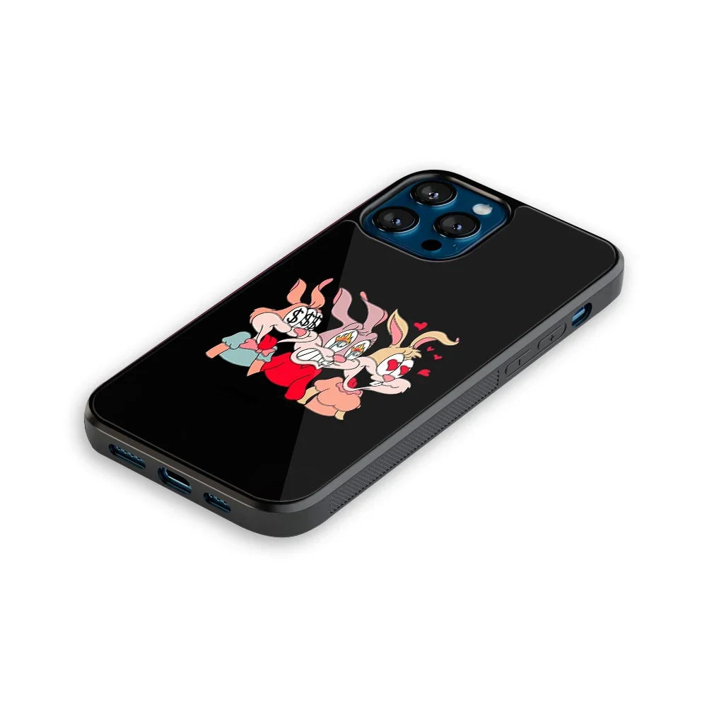 Triple Trouble Phone Cover | Glass Case