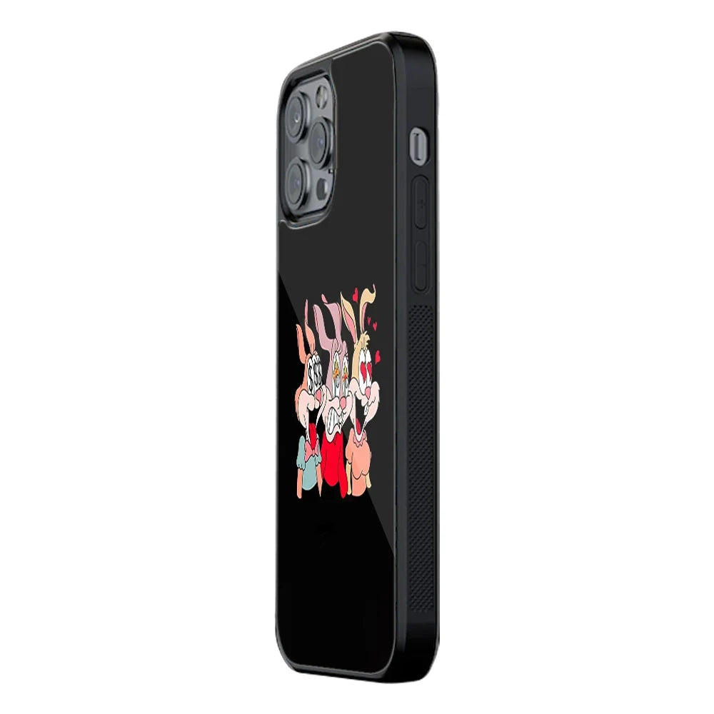 Triple Trouble Phone Cover | Glass Case