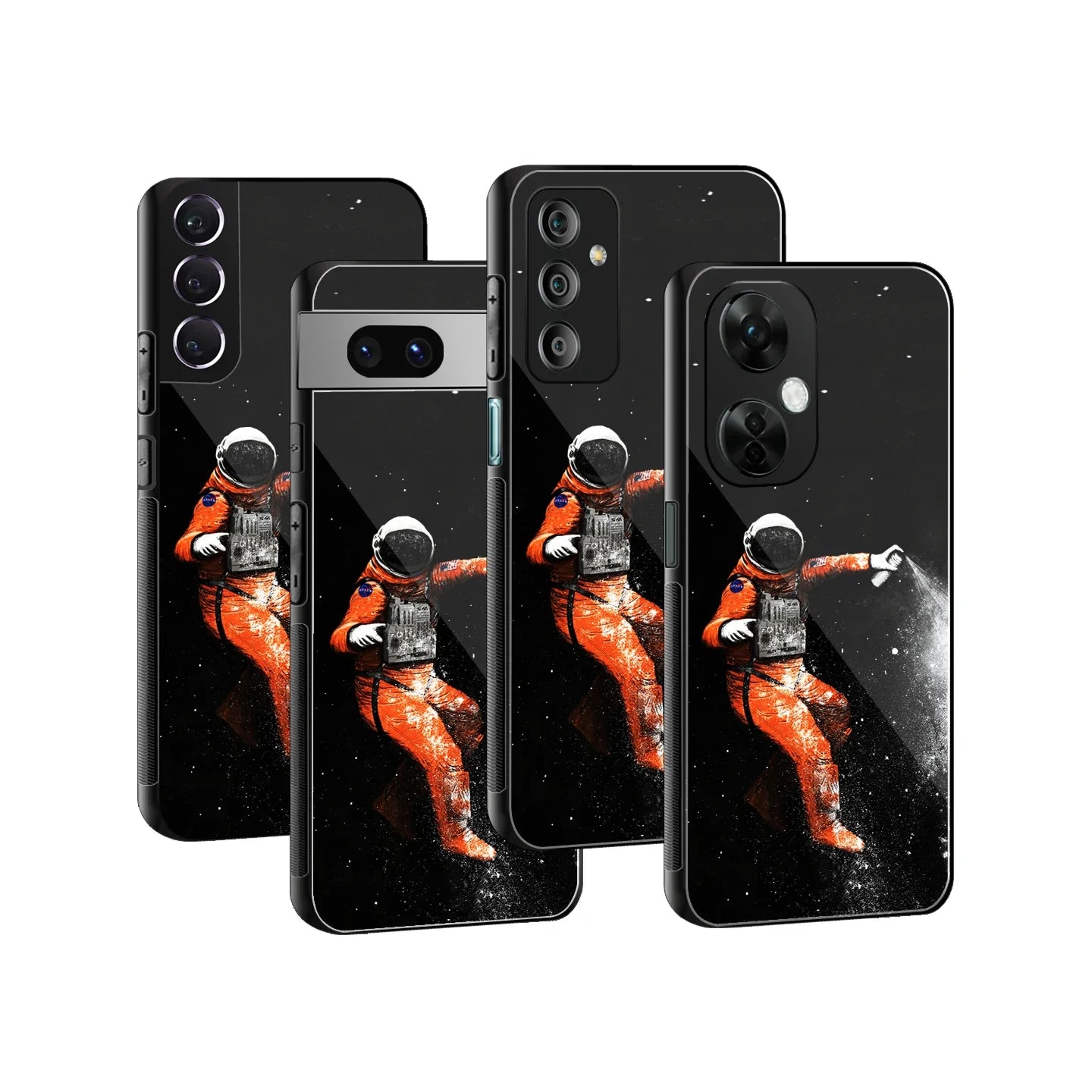 Trippy Astronaut Phone Cover | Glass Case
