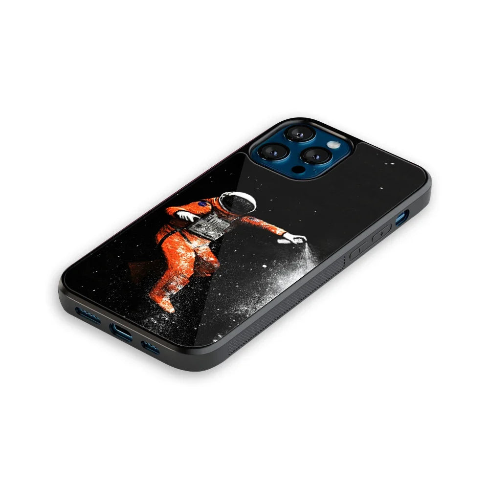 Trippy Astronaut Phone Cover | Glass Case