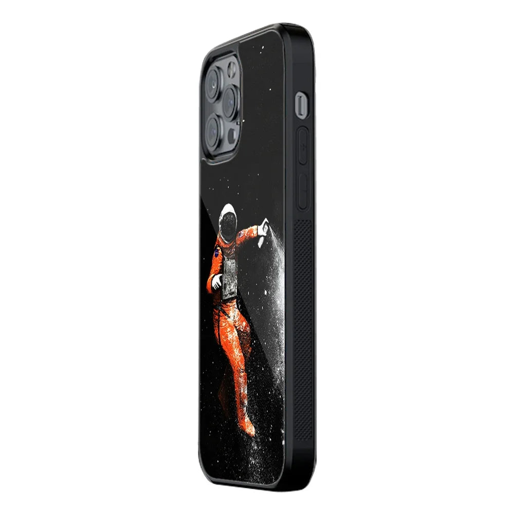 Trippy Astronaut Phone Cover | Glass Case