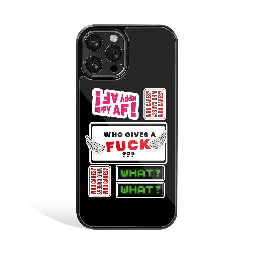 Unbothered Core Phone Cover | Glass Case