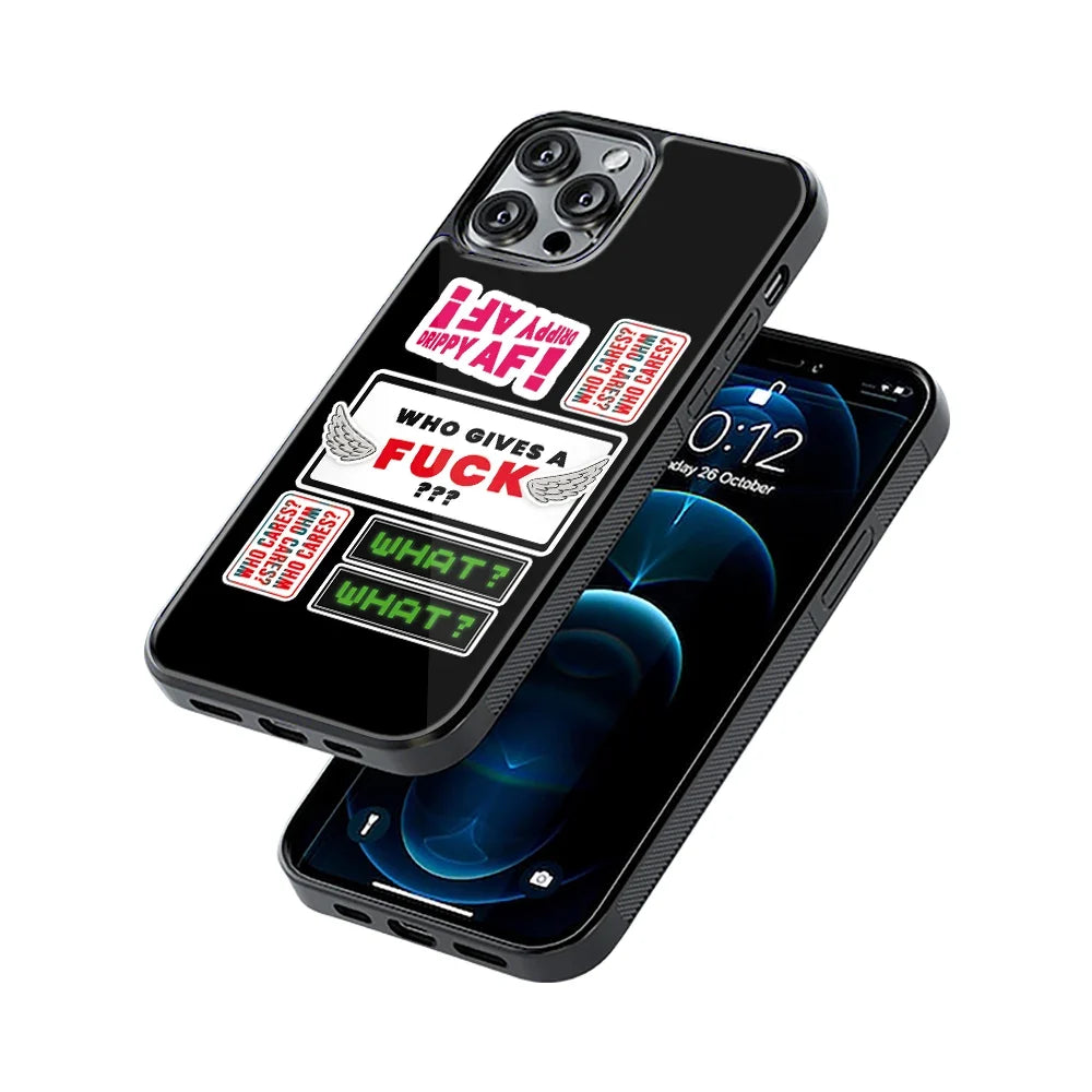 Unbothered Core Phone Cover | Glass Case