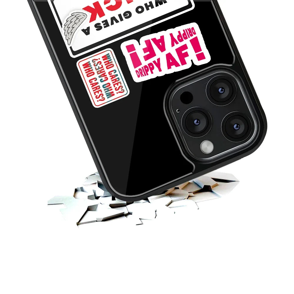 Unbothered Core Phone Cover | Glass Case