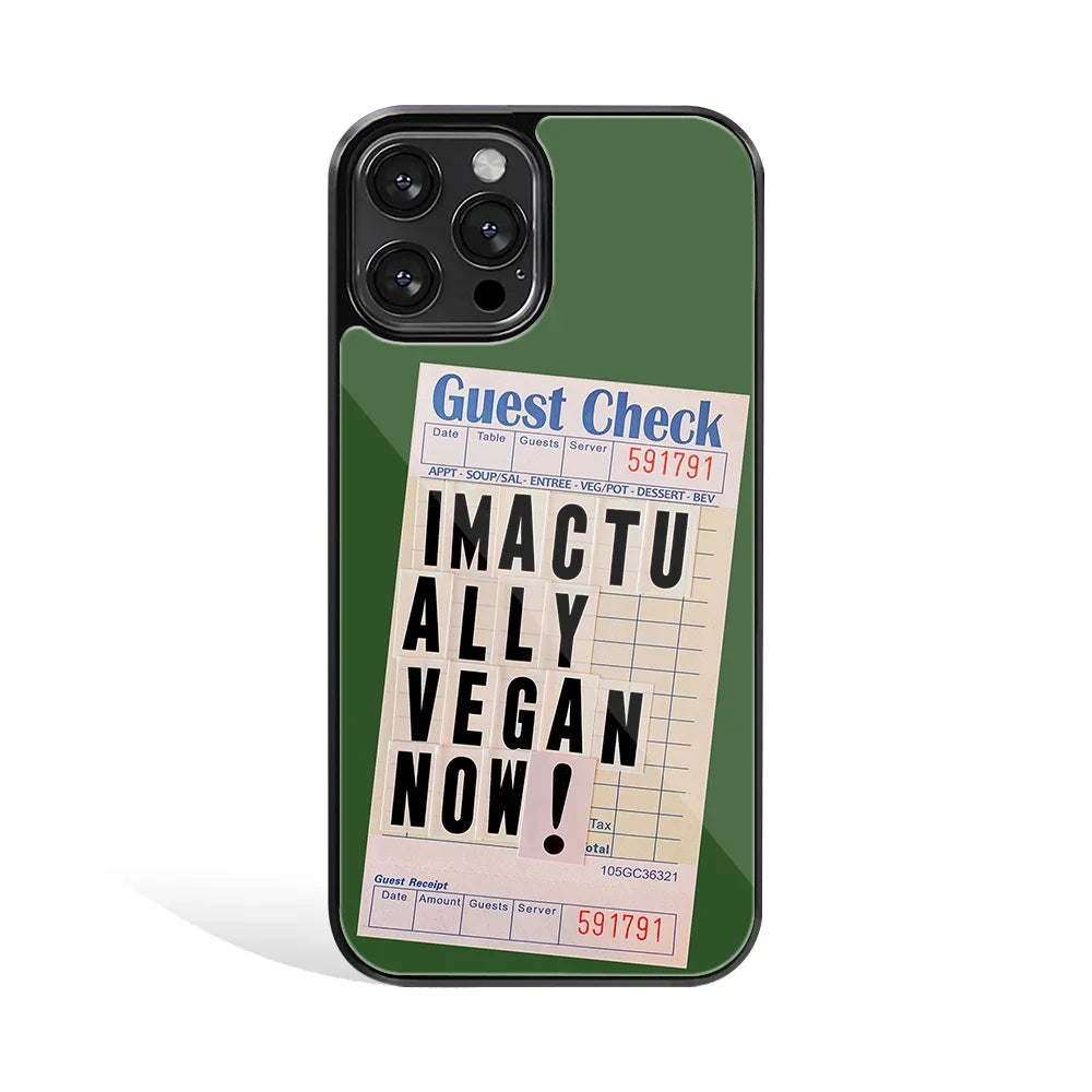 Vegan Phone Cover | Glass Case