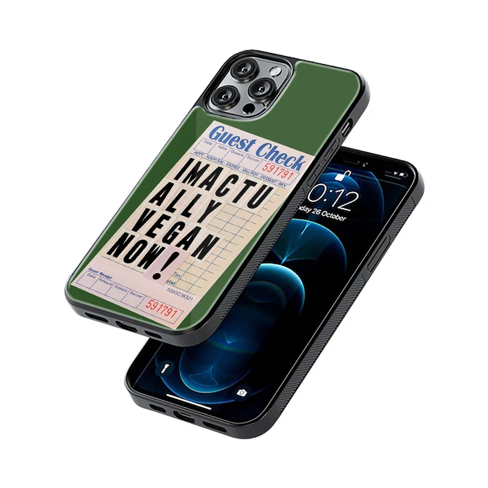 Vegan Phone Cover | Glass Case