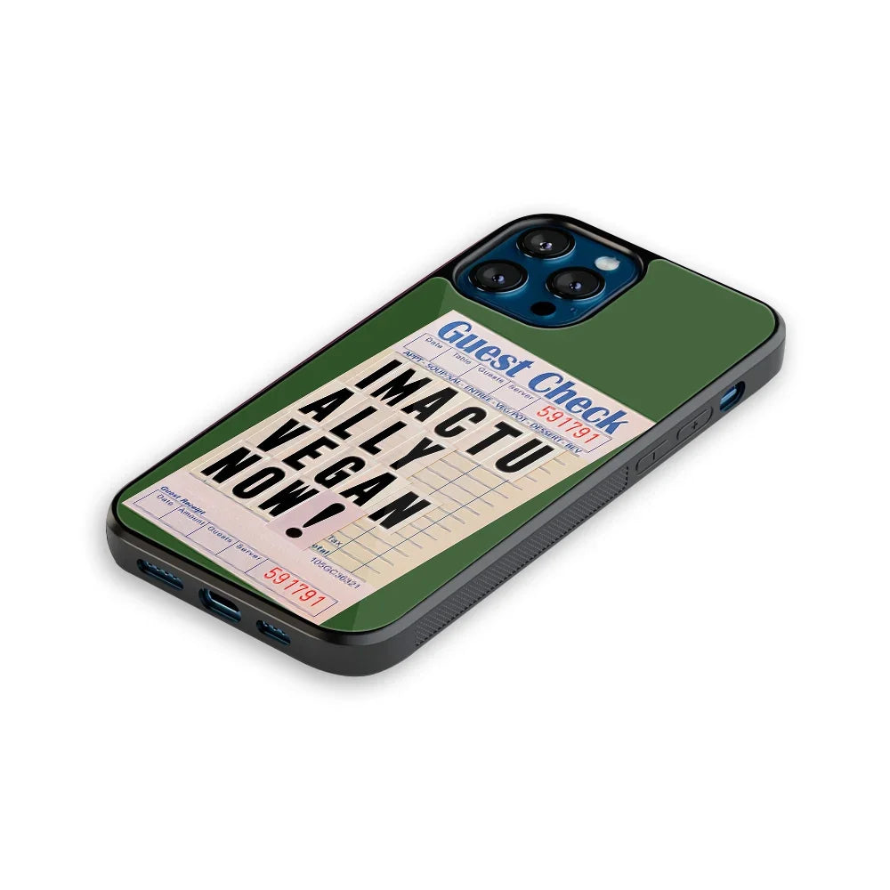 Vegan Phone Cover | Glass Case
