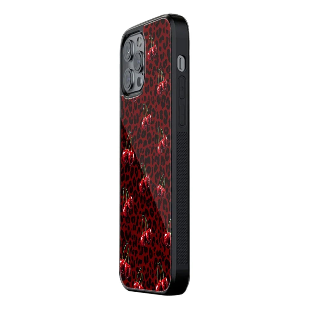Velvet Cherry Phone Cover | Glass Case