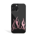 Velvet Flames Phone Cover | Glass Case