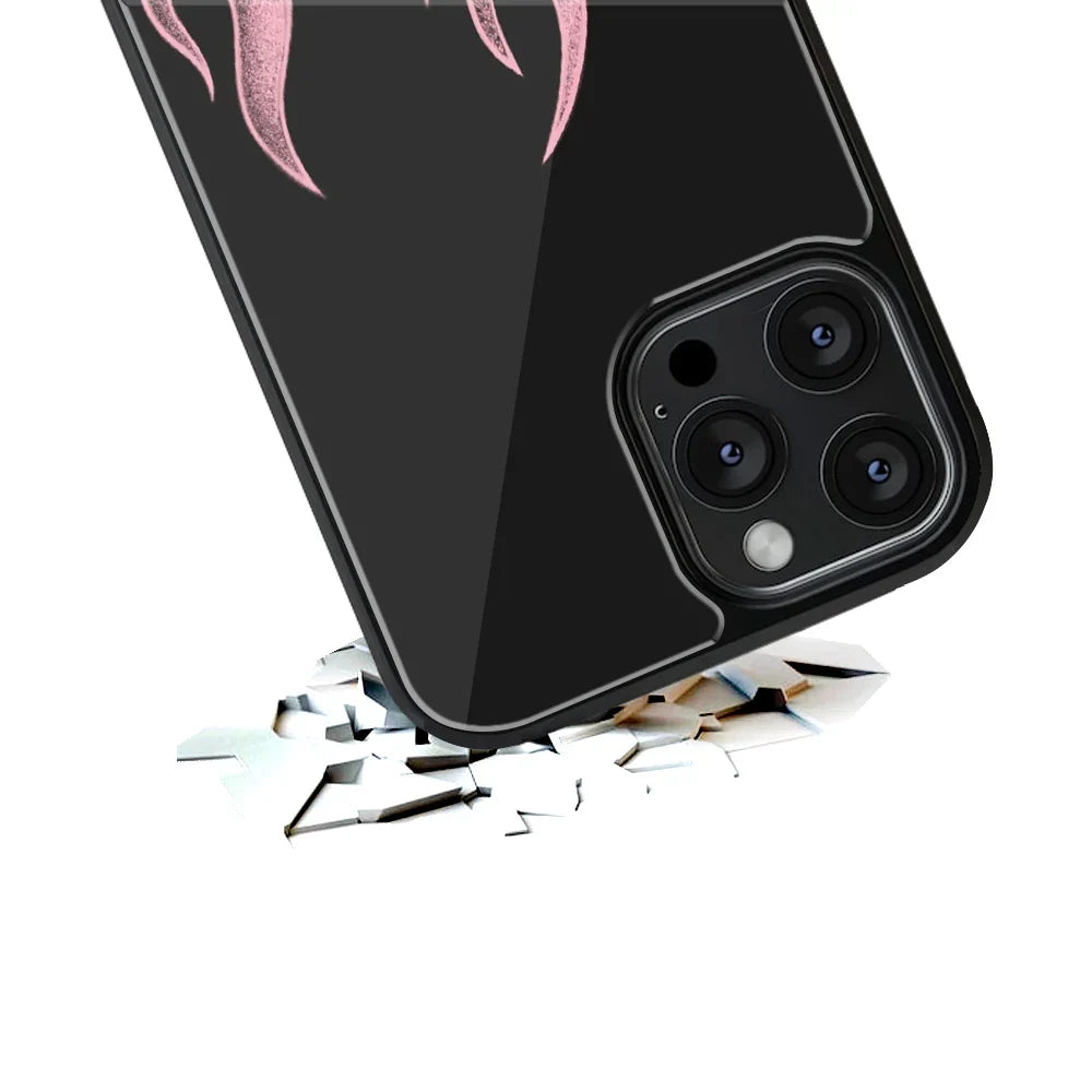 Velvet Flames Phone Cover | Glass Case
