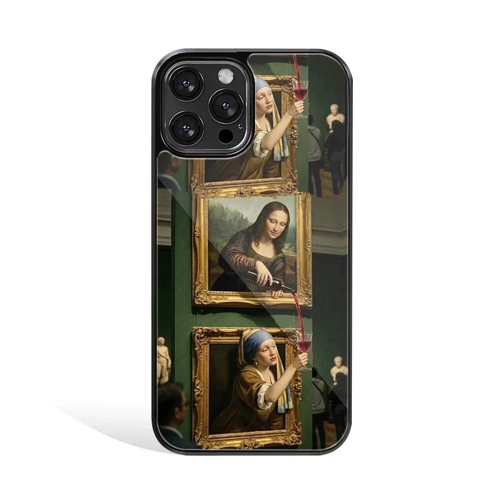 Vintage Pour Phone Cover | Glass Case