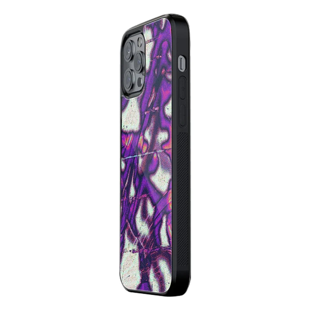 Violet Static Phone Cover | Glass Case