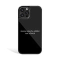 Warrior Black Phone Cover | Glass Case