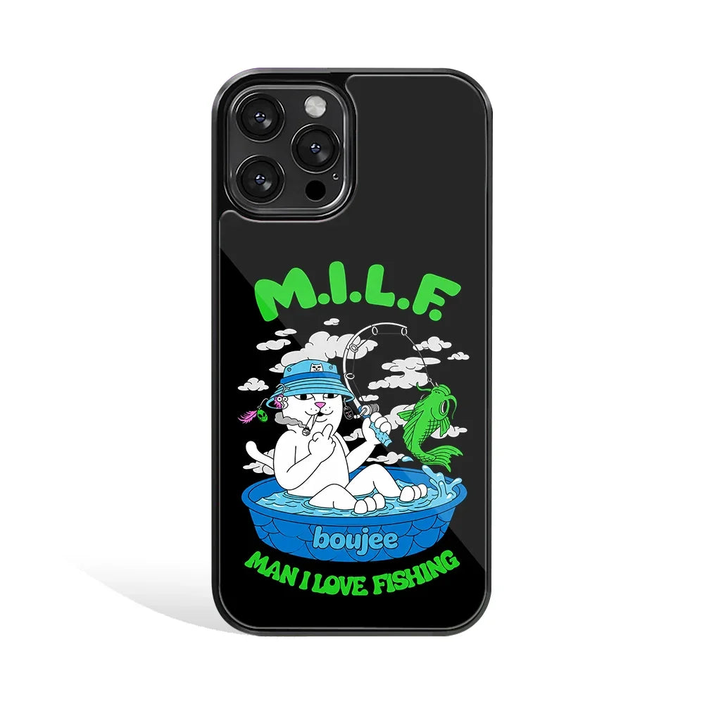 Weekend Fisher Phone Cover | Glass Case