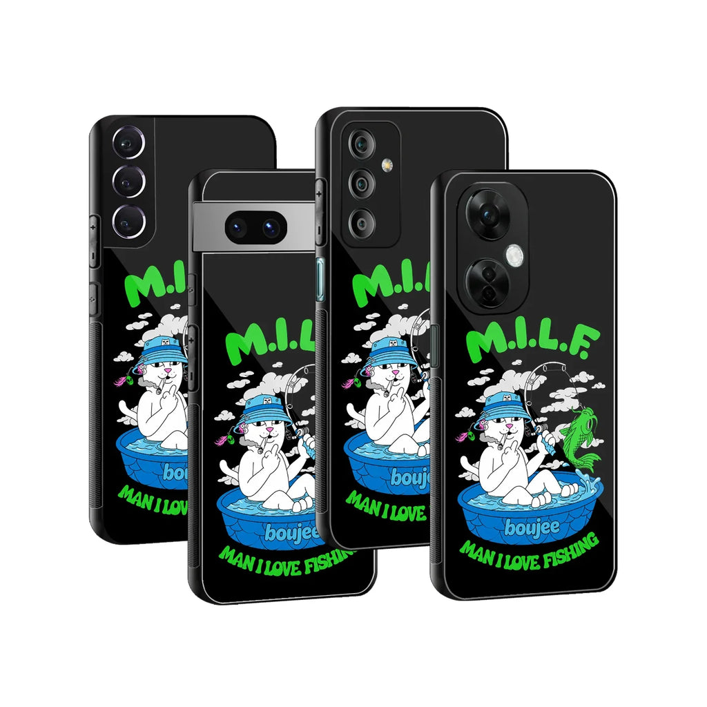 Weekend Fisher Phone Cover | Glass Case