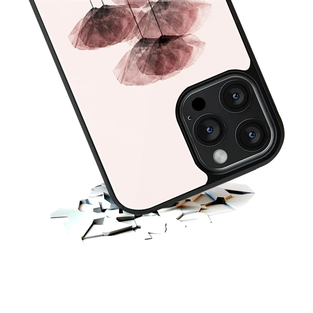Whispering Petals Phone Cover | Glass Case