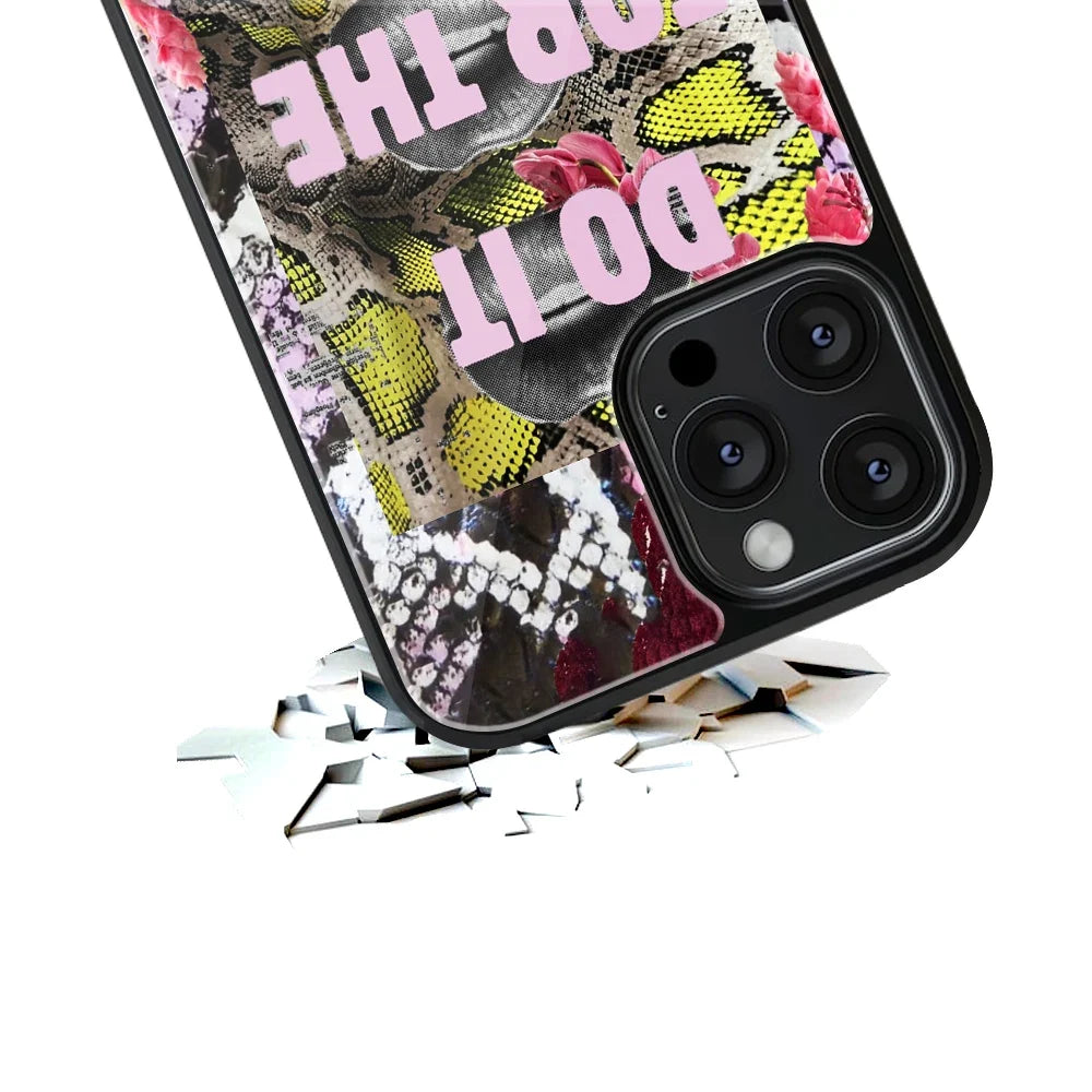 Wild Script Phone Cover | Glass Case