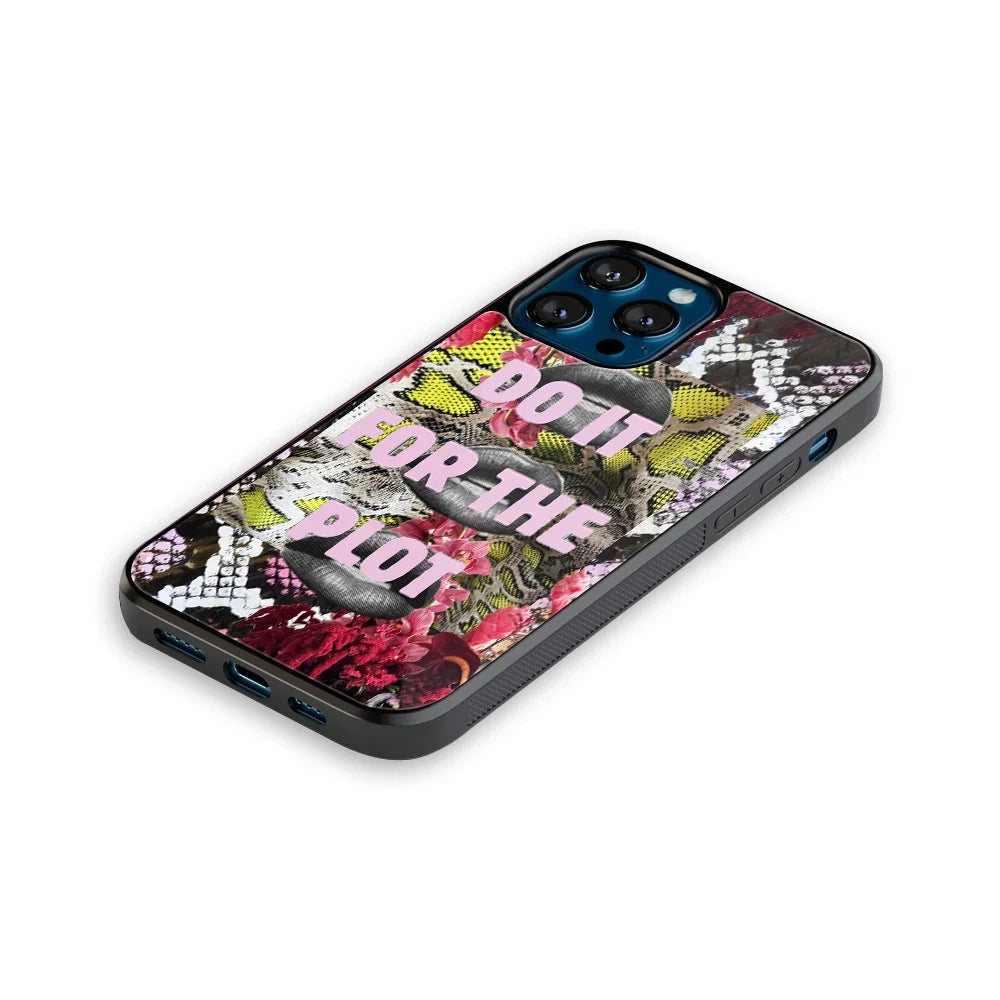 Wild Script Phone Cover | Glass Case