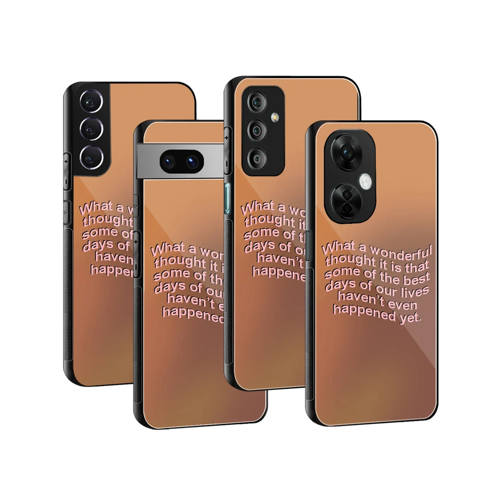 Wonderful Thought Phone Cover | Glass Case