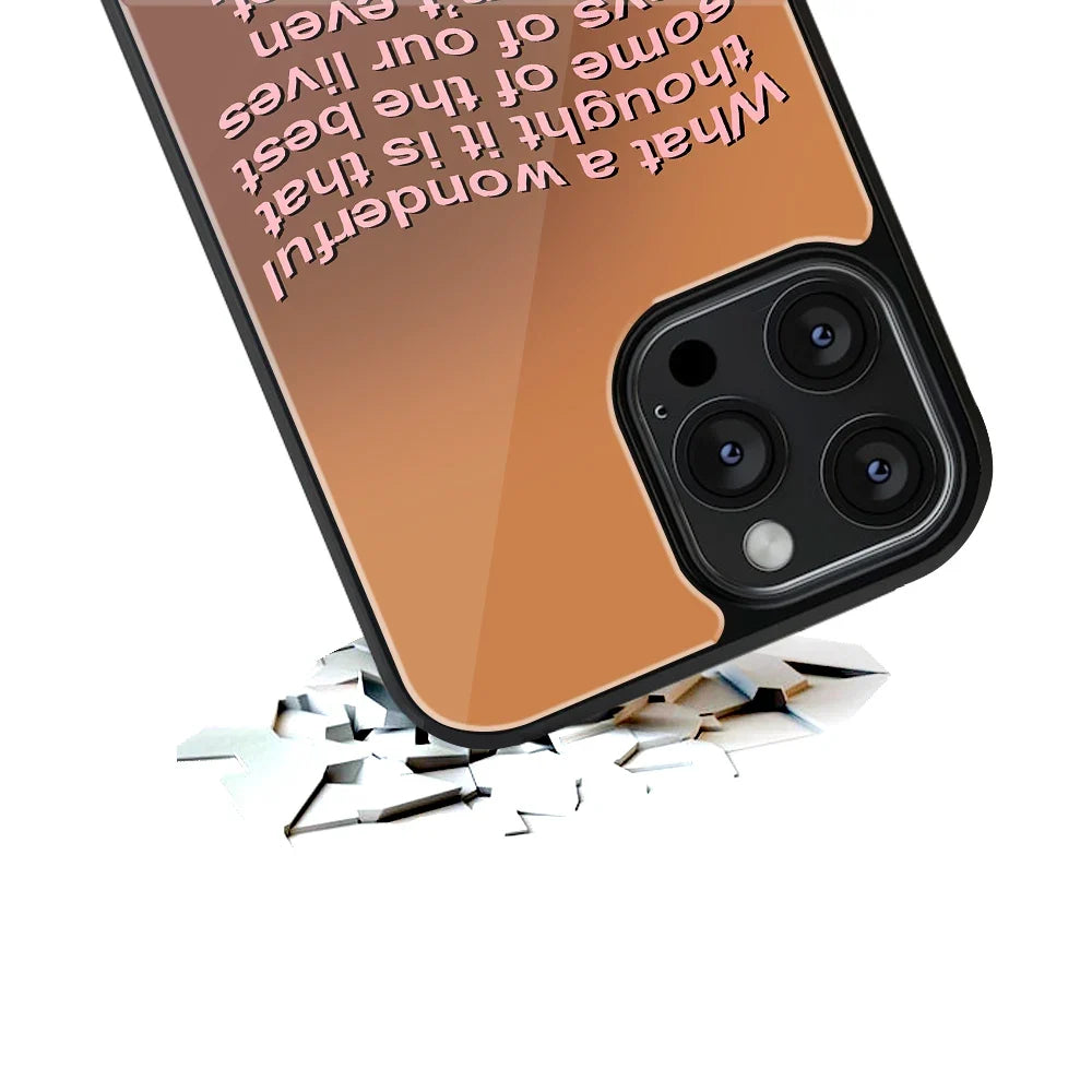Wonderful Thought Phone Cover | Glass Case