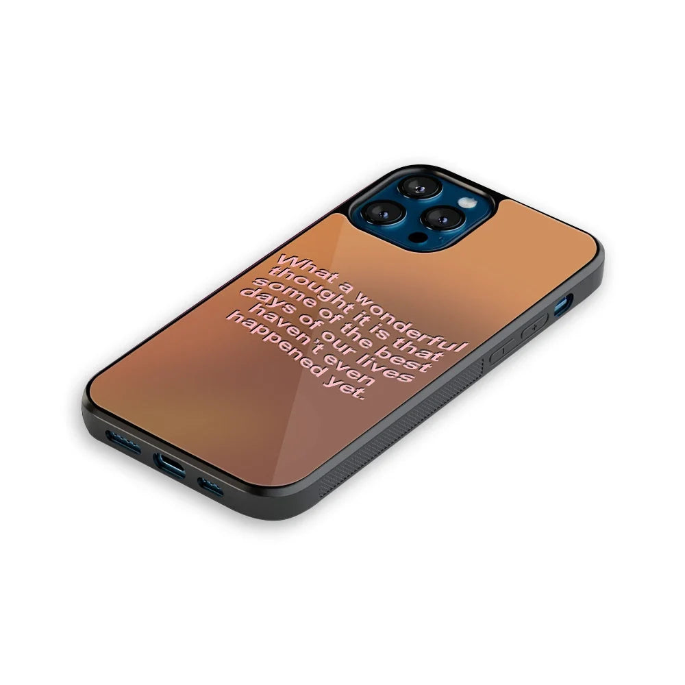 Wonderful Thought Phone Cover | Glass Case