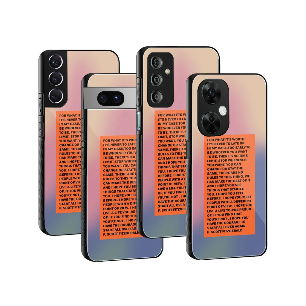 Worthwhile Phone Cover | Glass Case