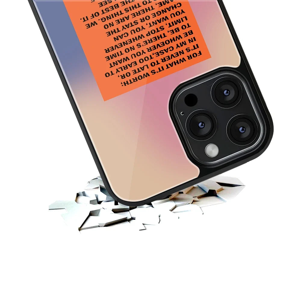 Worthwhile Phone Cover | Glass Case