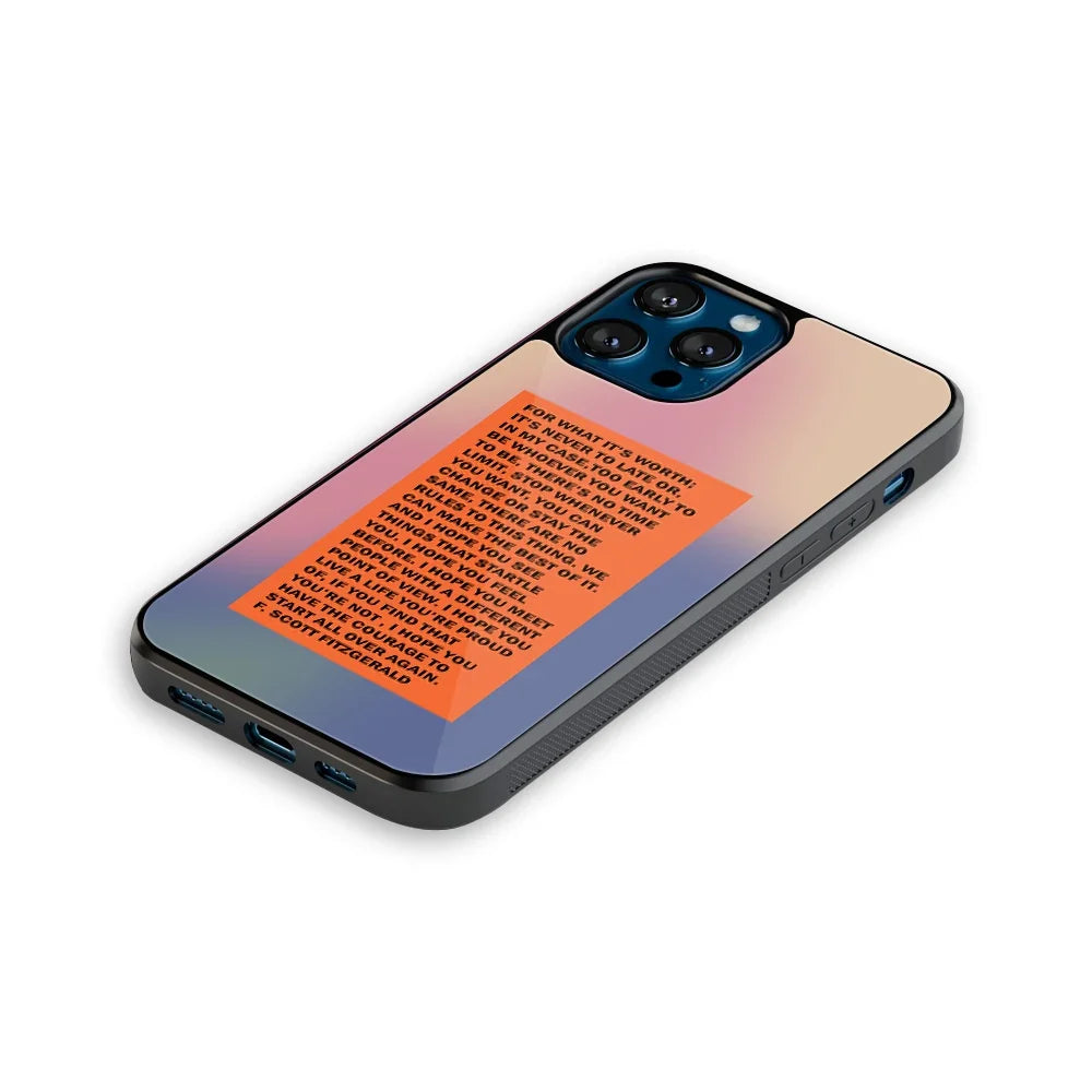 Worthwhile Phone Cover | Glass Case