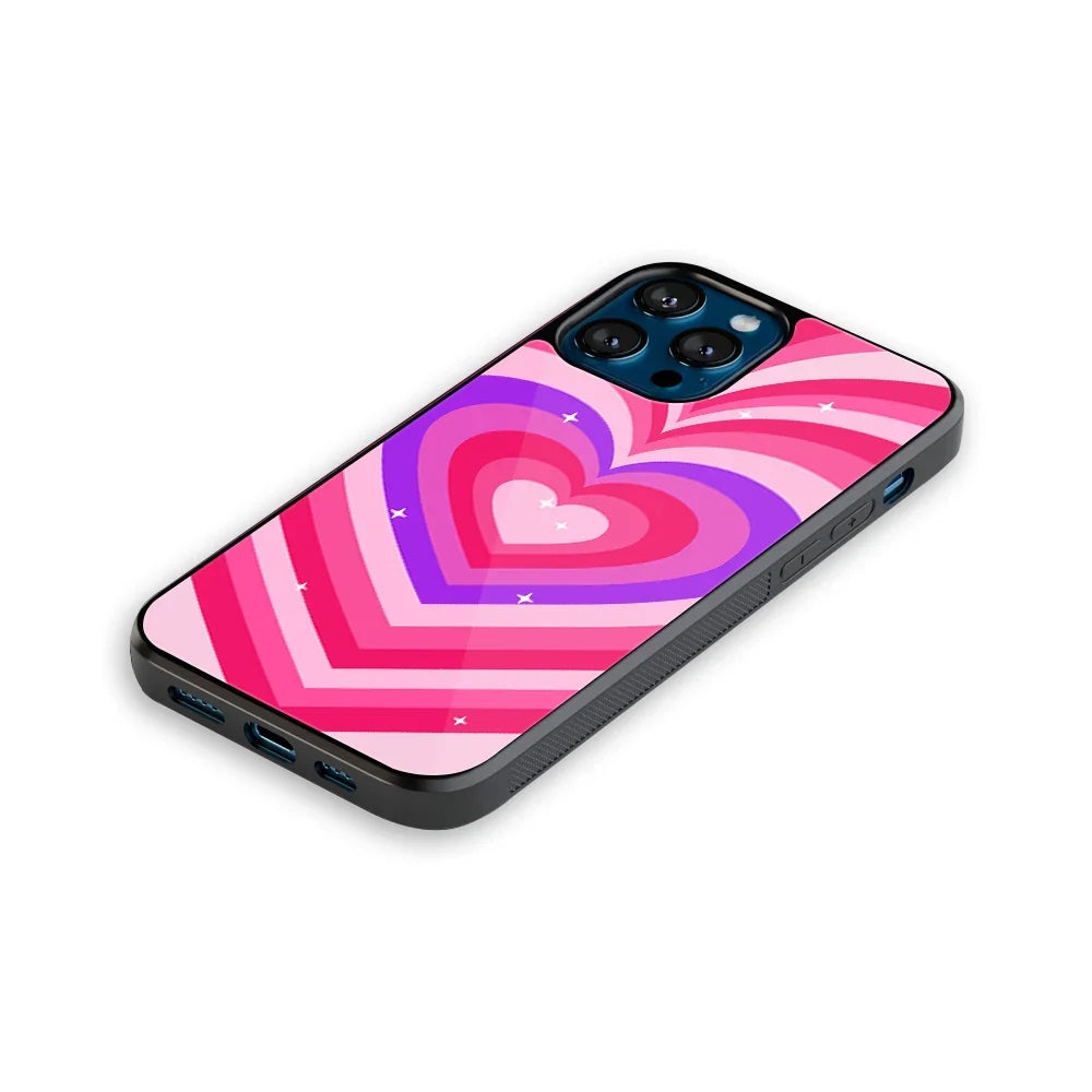 Y2K Pink Hearts Berrybomb Edition Phone Cover | Glass Case