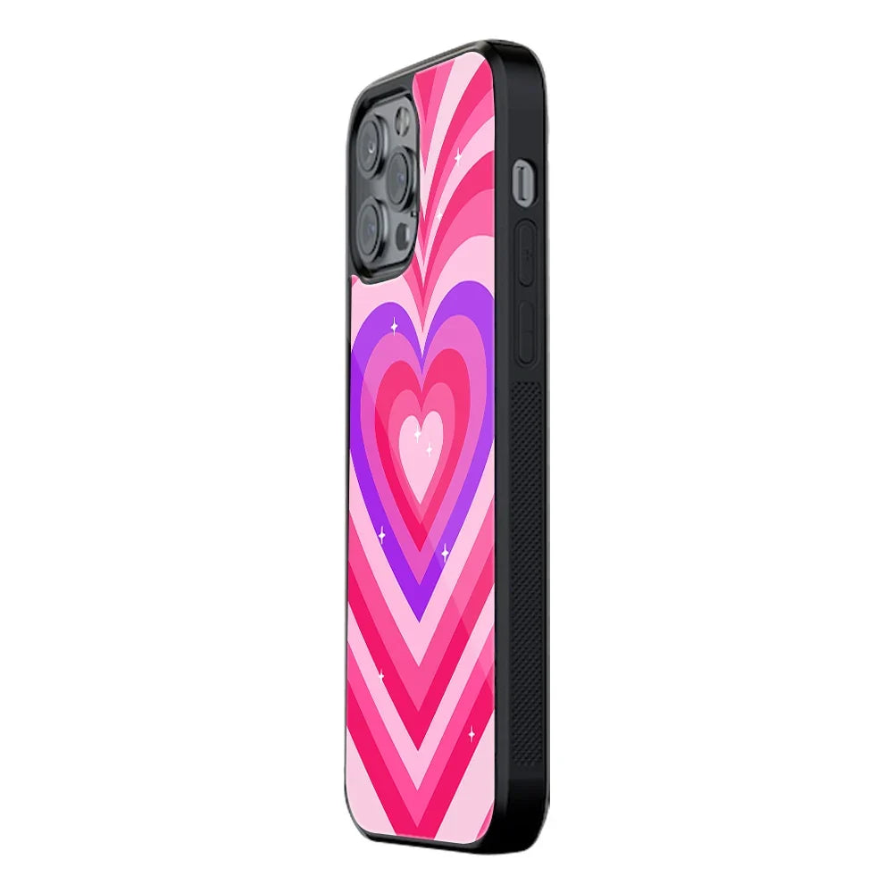 Y2K Pink Hearts Berrybomb Edition Phone Cover | Glass Case
