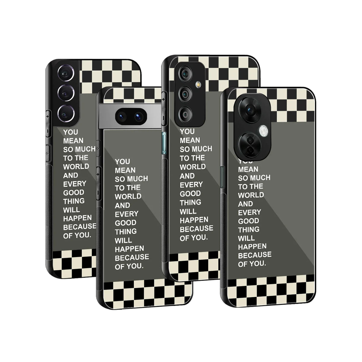 You Mean So Much To The World Phone Cover | Glass Case