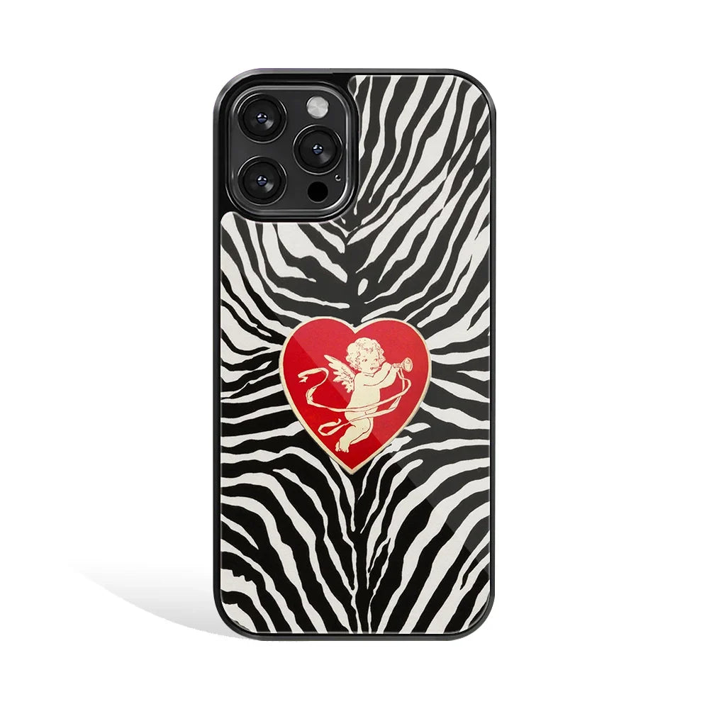 Zebra Crush Phone Cover | Glass Case